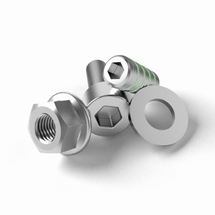 Tornillos, tuercas y arandelas de acero inoxidable