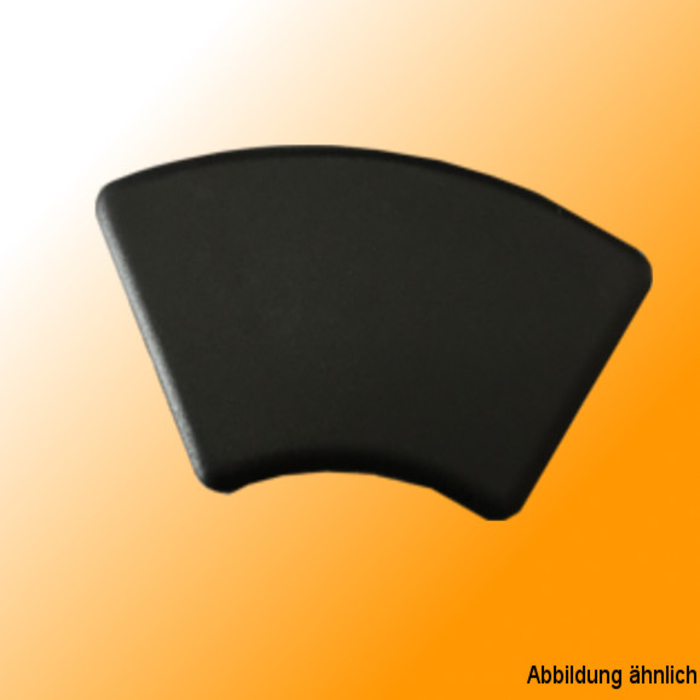 40/80-60° I-Type groove 8 tapas de plástico negro para cubrir la cara frontal de los perfiles