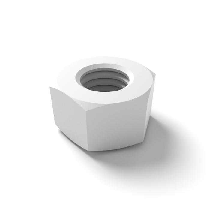 Lock Nut DIN 934 Nylon - M5, M6 and M8