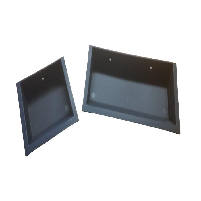 Black recovery tray 210x105x40 can be fixed on type I profile groove 8