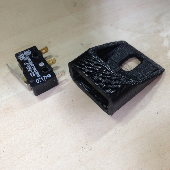 3D impreso soporte para indicador de final de carrera SS-5GL