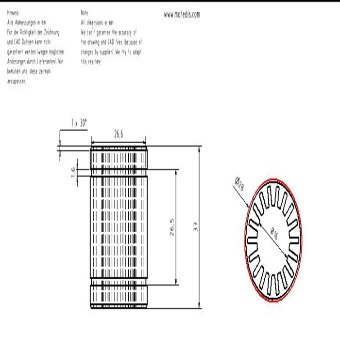 Linear plain bearing Igus RJ4JP-01-16