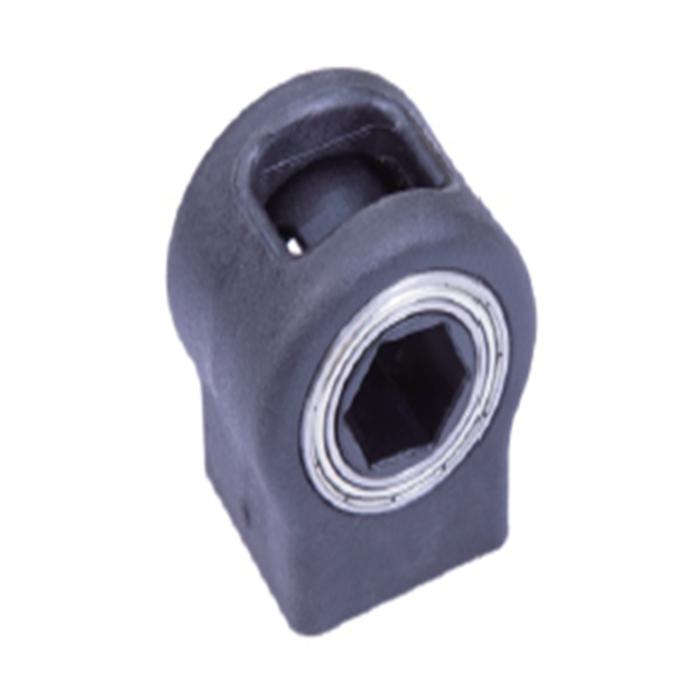 Hexagonal joint with 40x40 bearing - Mounting in slot 40